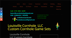 Desktop Screenshot of louisvillecornholeshop.com