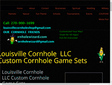 Tablet Screenshot of louisvillecornholeshop.com